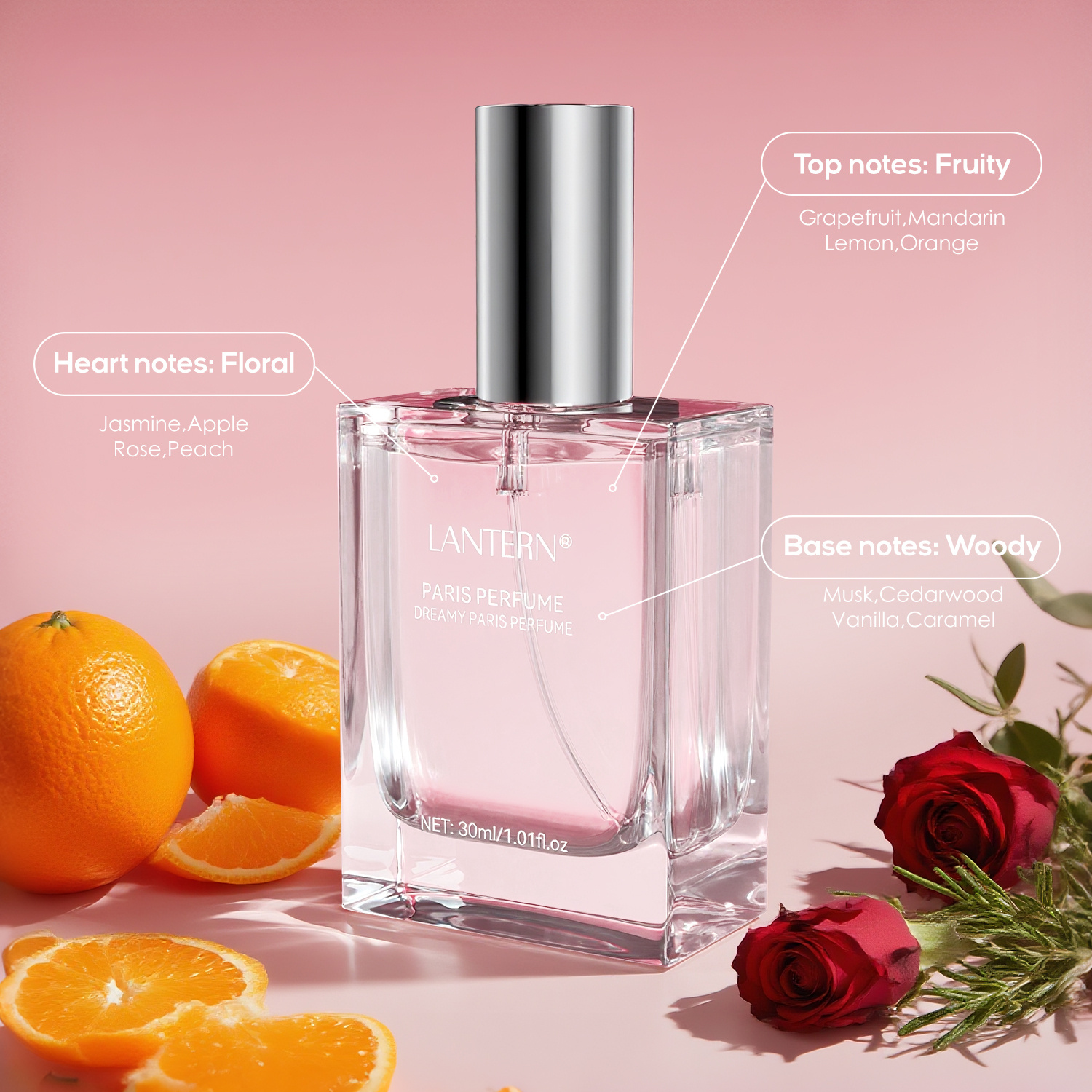 Dreamy Paris Eau De Parfum Spray Perfume, Eau De Toilette Day Or Night Spray With Fresh Flower Citrus Scent - Image 8